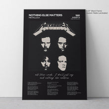 Load image into Gallery viewer, Nothing Else Matters Lyric Art - Union
