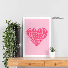 Load image into Gallery viewer, Good Vibes Only - Quote Art
