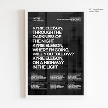 Load image into Gallery viewer, Kyrie Lyric Art - Crescent
