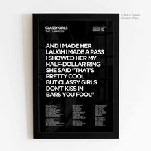 Load image into Gallery viewer, Classy Girls Lyric Art - Crescent
