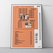 Load image into Gallery viewer, The Life Of Pablo Album Art - Cascade
