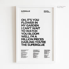 Load image into Gallery viewer, Superglue Lyric Art - Crescent
