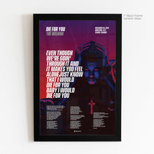 Load image into Gallery viewer, Die For You Lyric Art - Crescent
