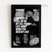 Load image into Gallery viewer, Hotline Bling Lyric Art - Crescent
