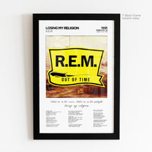 Load image into Gallery viewer, Losing My Religion Lyric Art - Union
