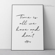 Load image into Gallery viewer, Time - Atticus Quote Art
