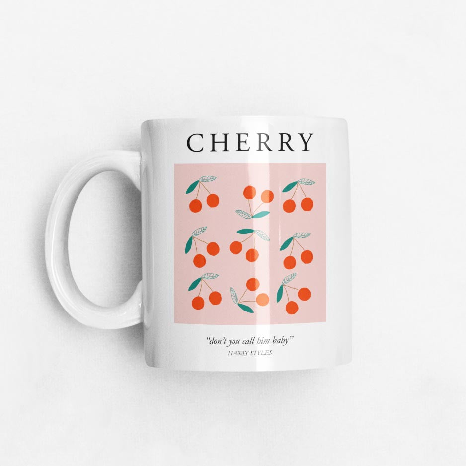 Fine Line Cherry Mug