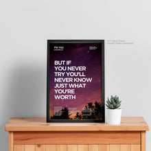 Load image into Gallery viewer, Fix You Lyric Art - Crescent
