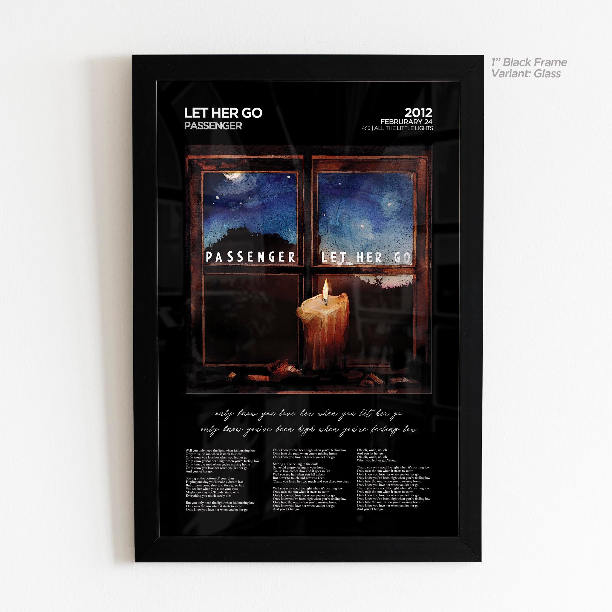 Let Her Go Lyric Art Union – PugetSound