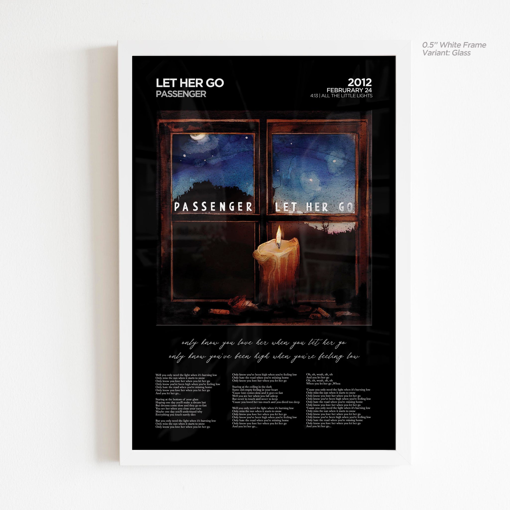 Let Her Go Lyric Art Union