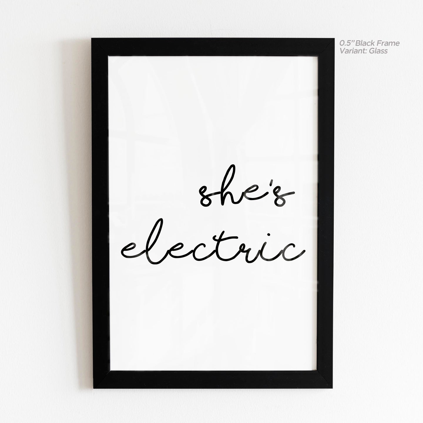 She's Electric Quote Art