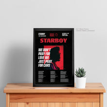 Load image into Gallery viewer, Starboy Lyric Art - Crescent
