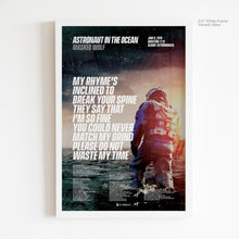 Load image into Gallery viewer, Astronaut In The Ocean Lyric Art - Crescent
